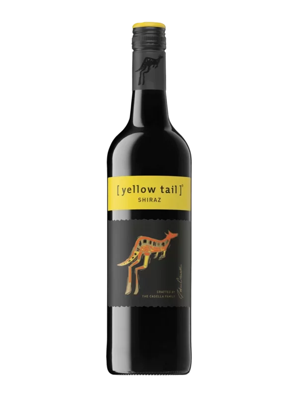 Yellow tail shiraz wine